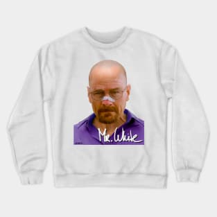 Breaking Bad - Mr White signed portrait Crewneck Sweatshirt